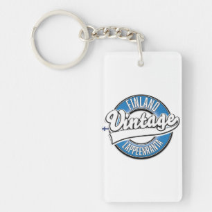 Tallinn Estonia vintage logo Keychain