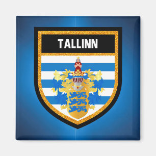 Tallinn Flag Magnet