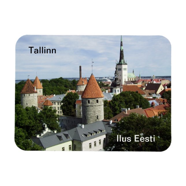 Tallinn Magnet - Vieille Ville (Horizontal)