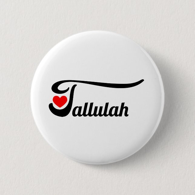 Tallulah 2 Inch Round Button (Front)