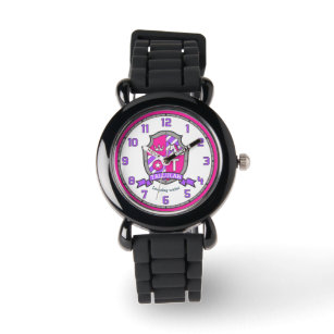 Tallulah girls name meaning crest unicorn pink watch