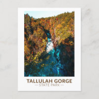 Tallulah Gorge State Park Georgia Watercolor