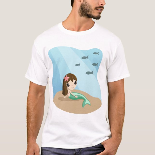 Tallulah le T-shirt de sirène (Devant)