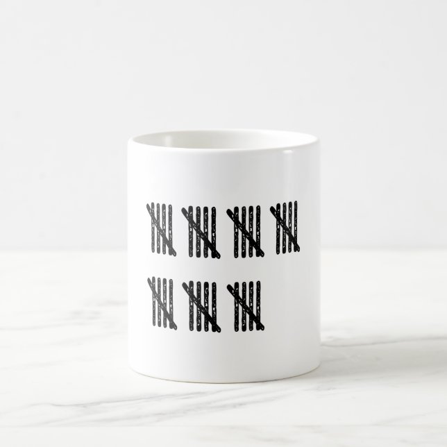 TALLY SHEET 35 Birthday Gift Board Gamer Boyfriend Coffee Mug (Center)