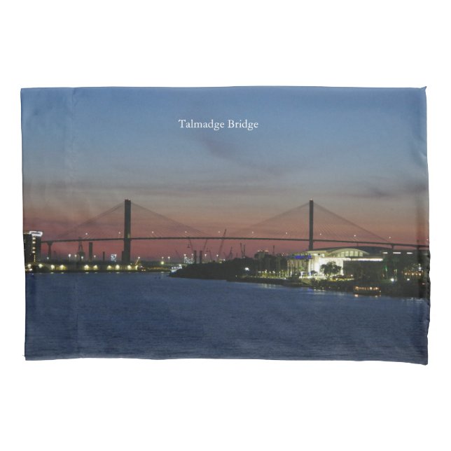 Talmadge Bridge pillowcase (Front)