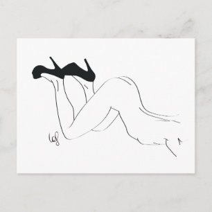 Talons pointes postcard