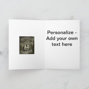 Tam O Shanter Burns Night Quote In Grey Holiday Card