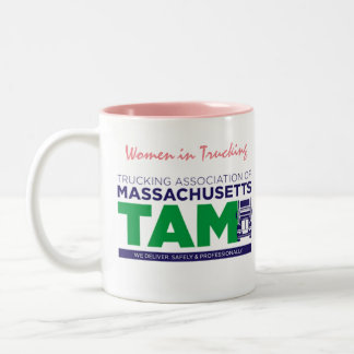 TAM Women in Trucking Two-Tone CAFFEE MUG