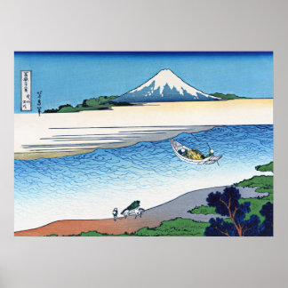 Tama River in Musashi Province Poster