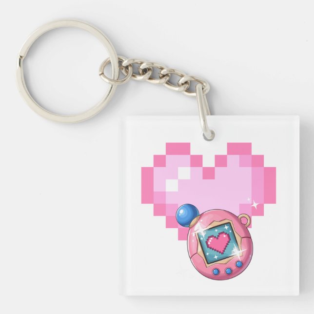 Tamagotchi Hoodie Keychain (Front)