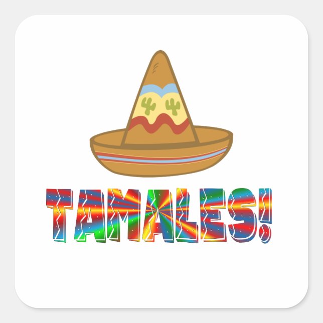Tamale Love Square Sticker (Front)