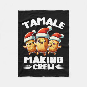 Tamale Making Crew Mexican Food Family Matching Ch Fleece Blanket