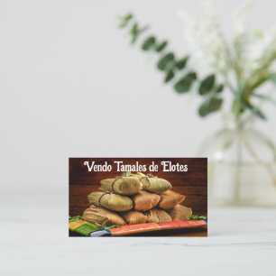 Tamales de elotes business card