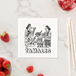 Tamales (Florentine Codex, 16th century) Napkin