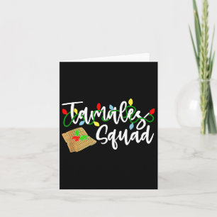 Tamales Squad Tamales Crew Fun Christmas Card