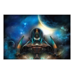 Tamalin5 Science Fiction Artwork Photo Enlargement Print