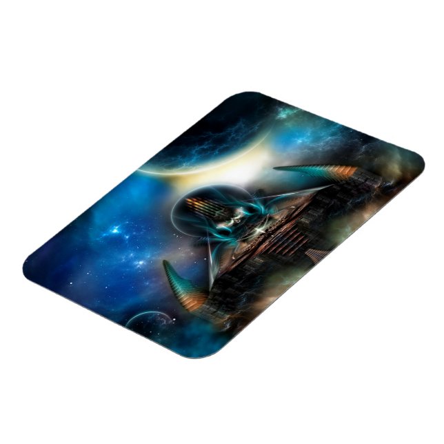 Tamalin 5 Science-Fiction Art Magnet Photo (Côté Gauche)