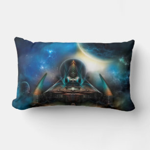 Tamalin 5 Science Fiction Artwork Lumbar Pillow