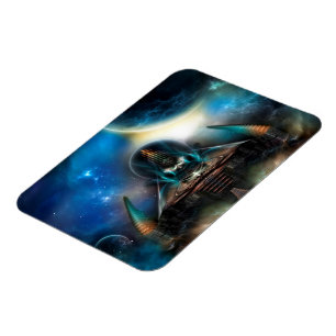 Tamalin 5 Science Fiction Artwork Photo Magnet