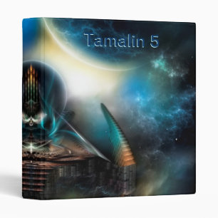 Tamalin 5 Science Fiction Artwork Three Ring Binde Binder