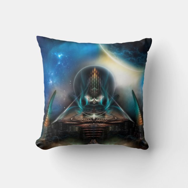 Tamalin 5 Science Fiction Decorative Throw Pillow (Front)