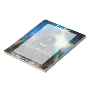 Tamalin 5 Science Fiction Fractal Artwork Notepad