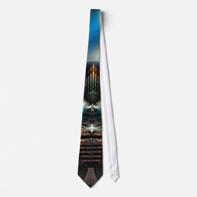 Tamalin 5 Science Fiction Fractal Artwork Tie (Front)