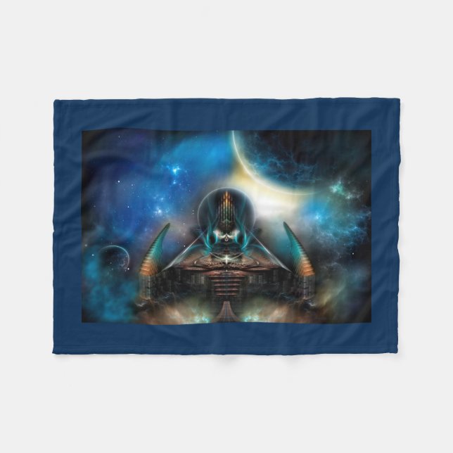 Tamalin 5 Science Fleece Blanket (Front (Horizontal))
