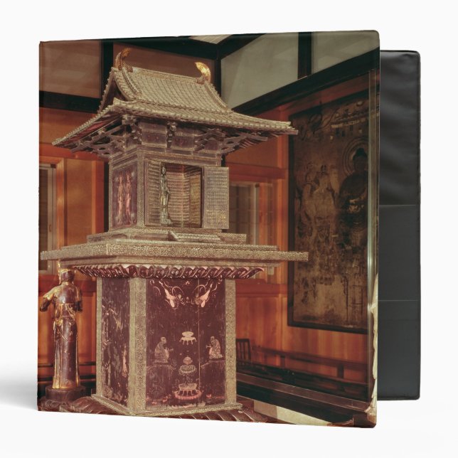 Tamamushi shrine from the Horyu Ji Temple Binder (Front/Inside)