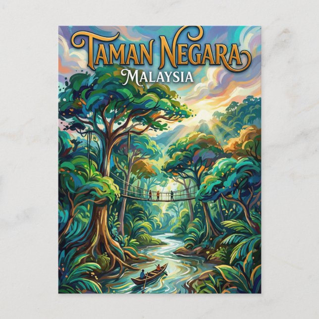 Taman Negara Malaysia Postcard (Front)