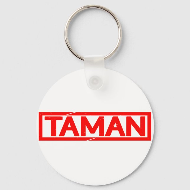 Taman Stamp Keychain (Front)