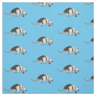 Tamandua cartoon illustration fabric