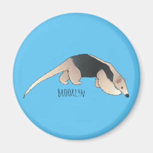 Tamandua cartoon illustration magnet