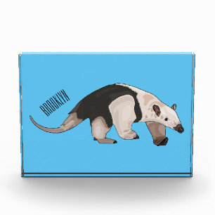 Tamandua cartoon illustration photo block