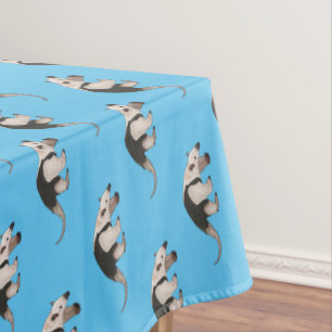 Tamandua cartoon illustration tablecloth