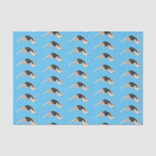 Tamandua cartoon illustration  tissue paper