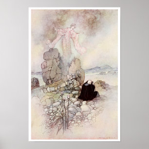Tamano The Fox Maiden by Warwick Goble    Poster