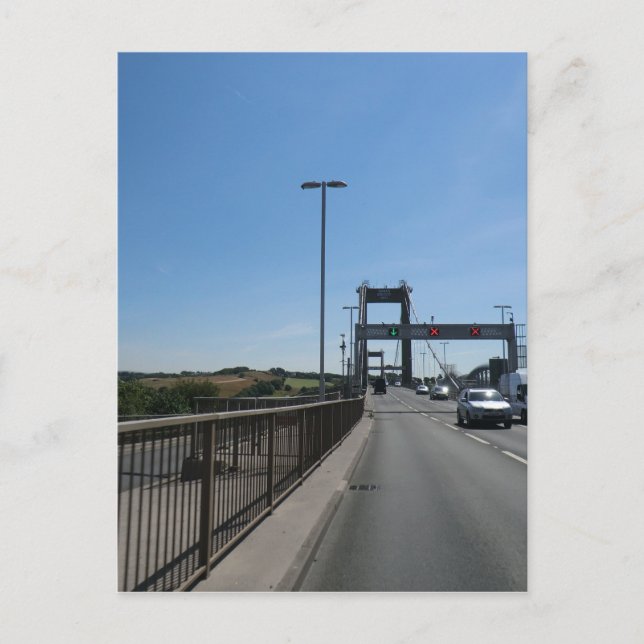 Tamar Bridge - Cornish Border Postcard (Front)