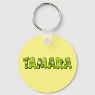 Tamara Name Kiwi Design Key Fans Keychain