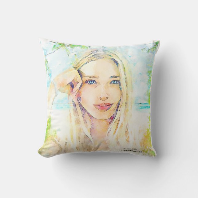 Tamara  throw pillow (Front)