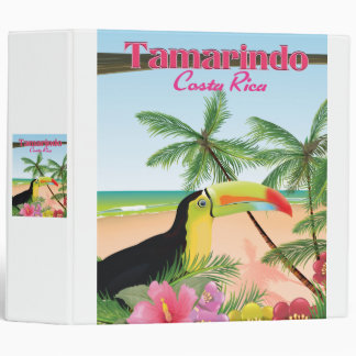 Tamarindo Costa Rica beach holiday poster Binder