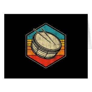 Tambour Vintage rétro - Bande de marquage