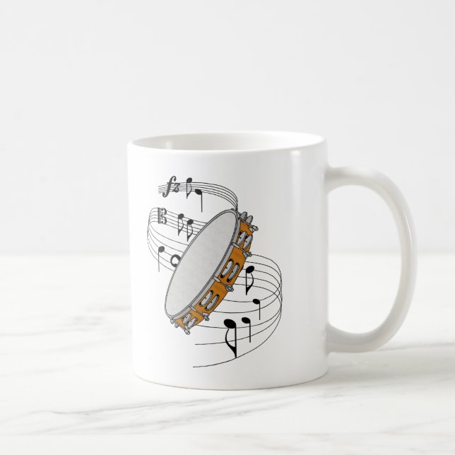 Tambourine Coffee Mug (Right)