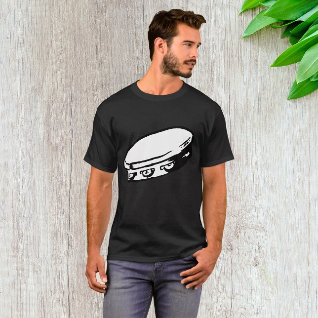 Tambourine Illustration Mens T-Shirt (Creator Uploaded)