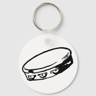 Tambourine Keychain