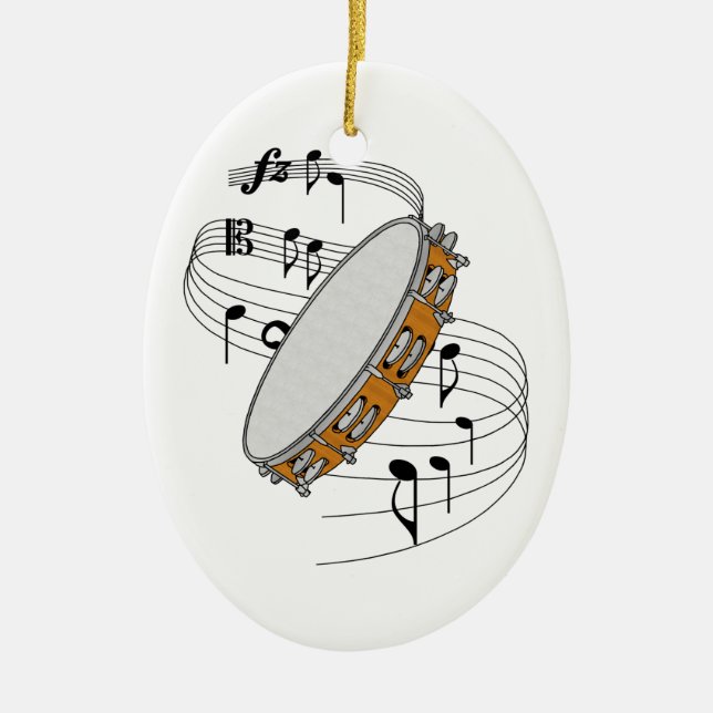 Tambourine Ornament (Front)