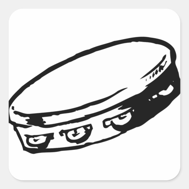 Tambourine Stickers (Front)