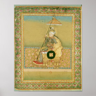 Tamerlane from an album of portraits poster