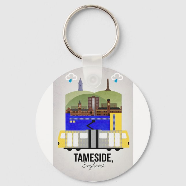 Tameside Keychain (Front)