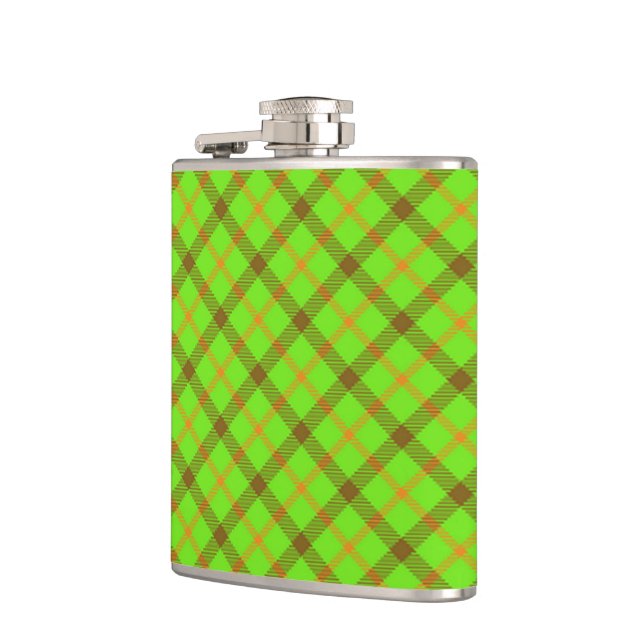Tami Kaye Plaid Hip Flask (Left)